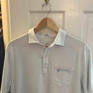 johnnie-O White Polo Shirt